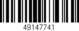 Código de barras (EAN, GTIN, SKU, ISBN): '49147741'