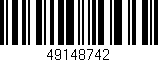 Código de barras (EAN, GTIN, SKU, ISBN): '49148742'