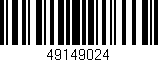 Código de barras (EAN, GTIN, SKU, ISBN): '49149024'