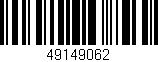 Código de barras (EAN, GTIN, SKU, ISBN): '49149062'