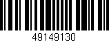 Código de barras (EAN, GTIN, SKU, ISBN): '49149130'