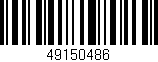 Código de barras (EAN, GTIN, SKU, ISBN): '49150486'