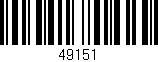 Código de barras (EAN, GTIN, SKU, ISBN): '49151'