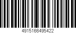 Código de barras (EAN, GTIN, SKU, ISBN): '4915166495422'