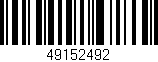 Código de barras (EAN, GTIN, SKU, ISBN): '49152492'