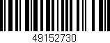 Código de barras (EAN, GTIN, SKU, ISBN): '49152730'