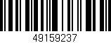 Código de barras (EAN, GTIN, SKU, ISBN): '49159237'