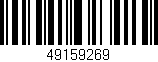 Código de barras (EAN, GTIN, SKU, ISBN): '49159269'