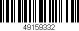 Código de barras (EAN, GTIN, SKU, ISBN): '49159332'