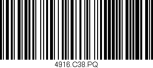 Código de barras (EAN, GTIN, SKU, ISBN): '4916.C38.PQ'