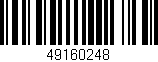Código de barras (EAN, GTIN, SKU, ISBN): '49160248'