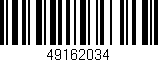 Código de barras (EAN, GTIN, SKU, ISBN): '49162034'