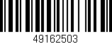 Código de barras (EAN, GTIN, SKU, ISBN): '49162503'