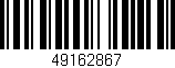Código de barras (EAN, GTIN, SKU, ISBN): '49162867'