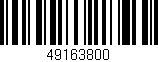 Código de barras (EAN, GTIN, SKU, ISBN): '49163800'