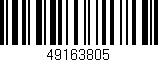 Código de barras (EAN, GTIN, SKU, ISBN): '49163805'