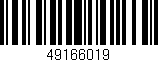 Código de barras (EAN, GTIN, SKU, ISBN): '49166019'