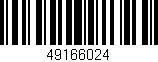 Código de barras (EAN, GTIN, SKU, ISBN): '49166024'