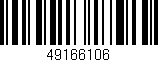 Código de barras (EAN, GTIN, SKU, ISBN): '49166106'