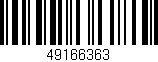 Código de barras (EAN, GTIN, SKU, ISBN): '49166363'