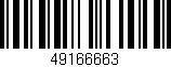 Código de barras (EAN, GTIN, SKU, ISBN): '49166663'