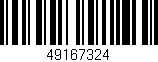 Código de barras (EAN, GTIN, SKU, ISBN): '49167324'