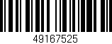Código de barras (EAN, GTIN, SKU, ISBN): '49167525'