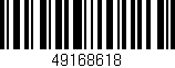 Código de barras (EAN, GTIN, SKU, ISBN): '49168618'