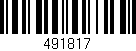 Código de barras (EAN, GTIN, SKU, ISBN): '491817'