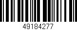 Código de barras (EAN, GTIN, SKU, ISBN): '49184277'