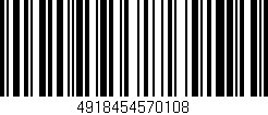 Código de barras (EAN, GTIN, SKU, ISBN): '4918454570108'