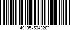 Código de barras (EAN, GTIN, SKU, ISBN): '4918545340207'