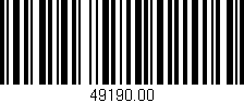 Código de barras (EAN, GTIN, SKU, ISBN): '49190.00'