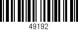 Código de barras (EAN, GTIN, SKU, ISBN): '49192'