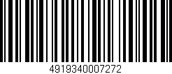 Código de barras (EAN, GTIN, SKU, ISBN): '4919340007272'