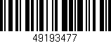 Código de barras (EAN, GTIN, SKU, ISBN): '49193477'
