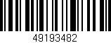 Código de barras (EAN, GTIN, SKU, ISBN): '49193482'
