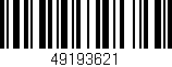 Código de barras (EAN, GTIN, SKU, ISBN): '49193621'