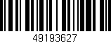 Código de barras (EAN, GTIN, SKU, ISBN): '49193627'