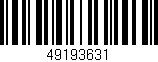 Código de barras (EAN, GTIN, SKU, ISBN): '49193631'