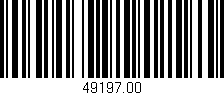Código de barras (EAN, GTIN, SKU, ISBN): '49197.00'