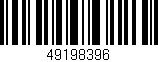 Código de barras (EAN, GTIN, SKU, ISBN): '49198396'