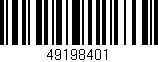 Código de barras (EAN, GTIN, SKU, ISBN): '49198401'