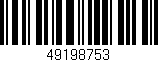Código de barras (EAN, GTIN, SKU, ISBN): '49198753'