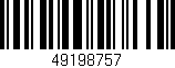 Código de barras (EAN, GTIN, SKU, ISBN): '49198757'