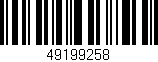 Código de barras (EAN, GTIN, SKU, ISBN): '49199258'
