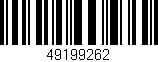 Código de barras (EAN, GTIN, SKU, ISBN): '49199262'