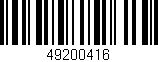 Código de barras (EAN, GTIN, SKU, ISBN): '49200416'