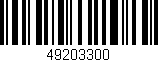 Código de barras (EAN, GTIN, SKU, ISBN): '49203300'