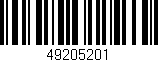 Código de barras (EAN, GTIN, SKU, ISBN): '49205201'